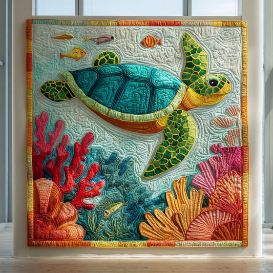 Marine Turtle Dream CW0509033CL Quilt