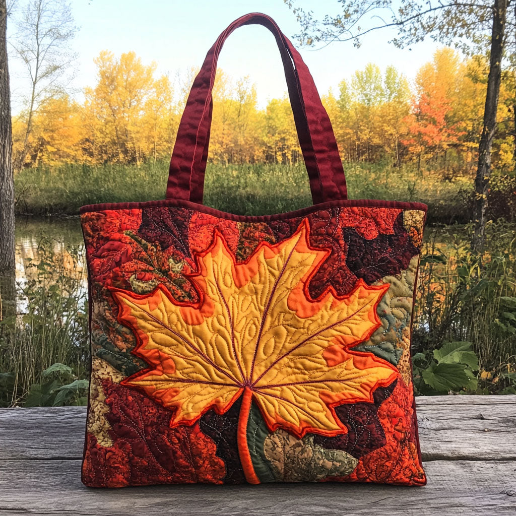 Maple Glow WN2409029CL Quilted Tote Bag