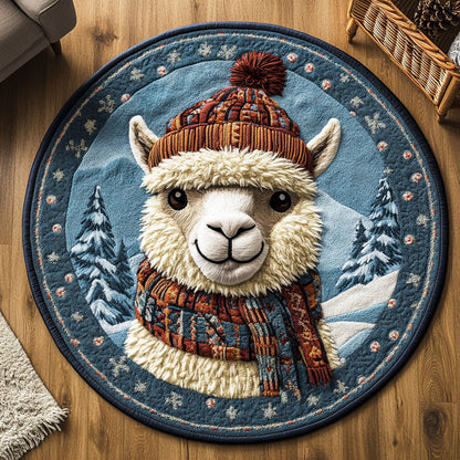 Winter Spirit CP1711075CL Quilted Round Mat
