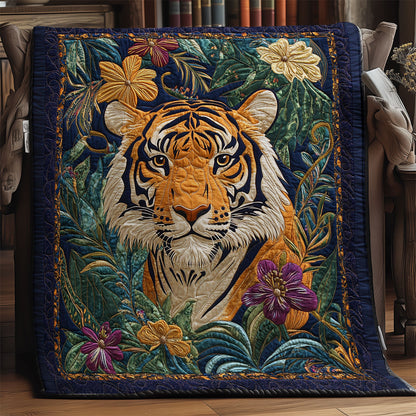 Jungle Majesty Tiger WY0307064CL Quilt