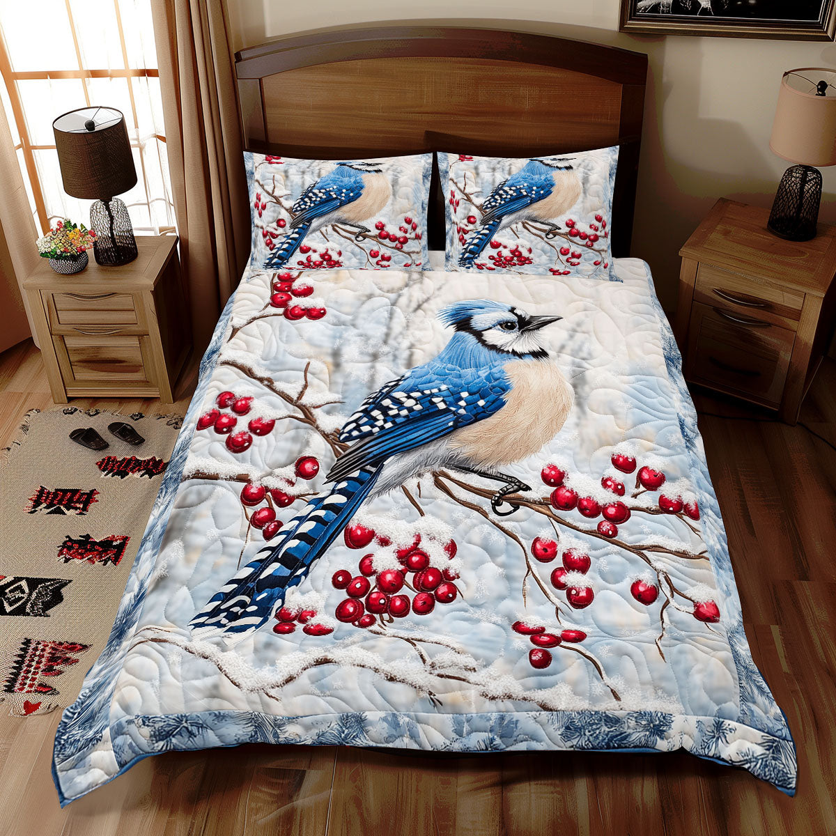 Blue Cardinal WX1612046CL Duvet Cover Set