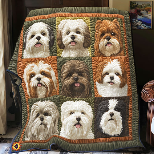 Cute Shih Tzu  WX2612019CL Quilt