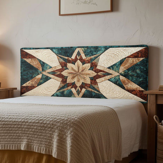 Native American Starburst CW1212030CL Quilted Headboard Slipcover