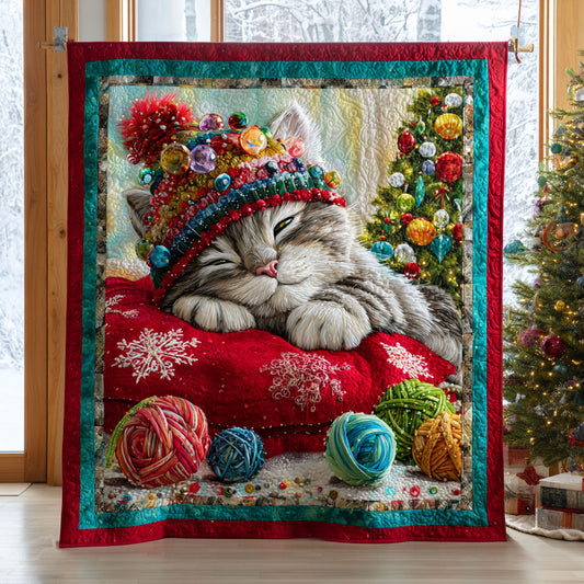 Christmas Cat CW1111004CL Quilt