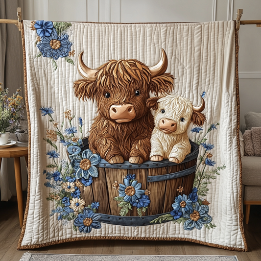 Country Charm Cow YR2001046CL Quilt