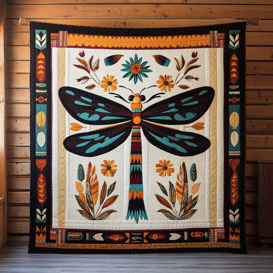 Tribal Dragonfly CW1007043CL Quilt