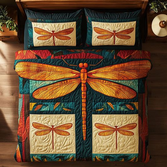 Fire Dragonfly Lodge WY1408022CL Duvet Cover Set