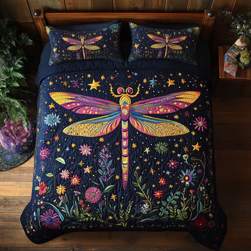Dragonfly In Night Forest WY2502021CL Duvet Cover Set
