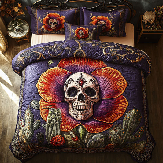 Ghostly Skull WN1109015CL Duvet Cover Set