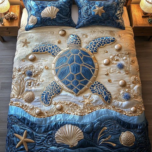 Turtle In Sand WY2602033CL Duvet Cover Set