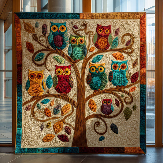 Owl Dream Forest CW0210038CL Quilt