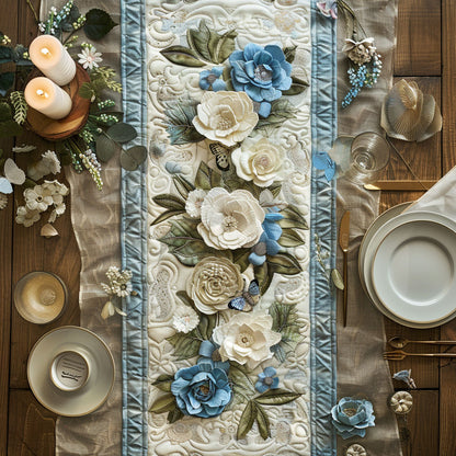 Blooming Garden CW1205071CL Quilted Table Runner