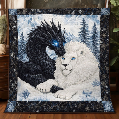 Black Dragon And White Lion WX0805003CL Quilt