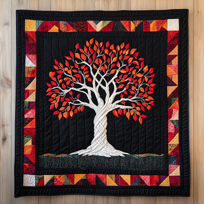 Red Tree Of Life WY1808029CL Quilt