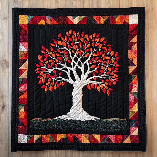 Red Tree Of Life WY1808029CL Quilt