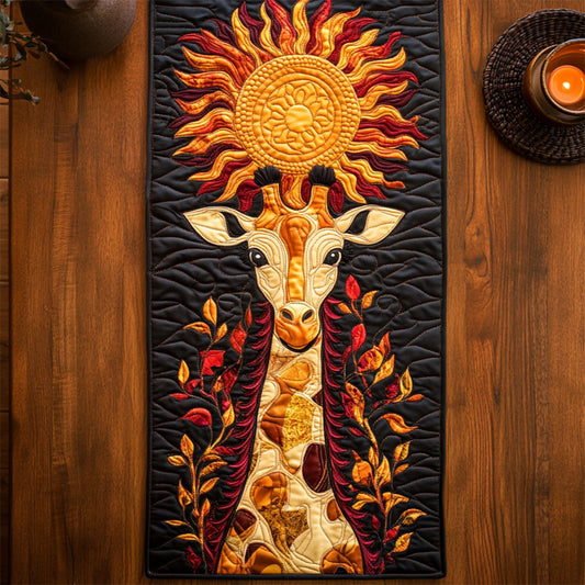 Solar Giraffe WY1905049CL Quilted Table Runner