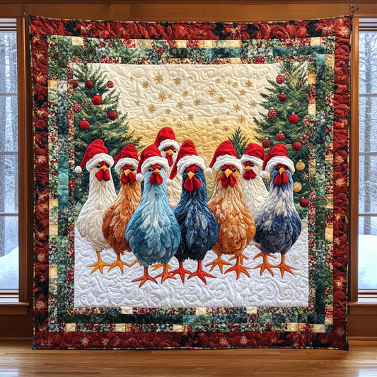 Holiday Chicken CW0810062CL Quilt