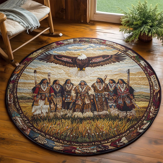 Eagle Tribe WY2203049CL Quilted Round Mat