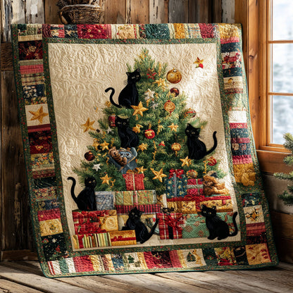 Black Cat Joyful Home WN0711007CL Quilt