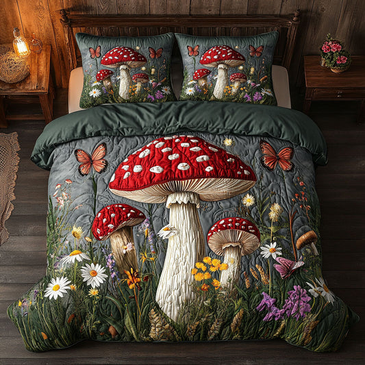 Mushroom Forest CW1207027CL Duvet Cover Set