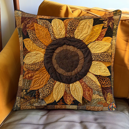 Cheetah Sunflower WN2111056CL Quilt Pillow Case