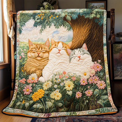 Chilling Feline WP2003014CL Quilt