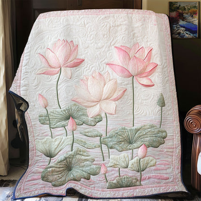 Lotus Pond WY3012037CL Quilt