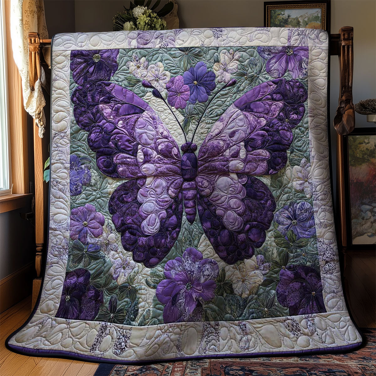 Blossom Butterfly WN3012008CL Quilt