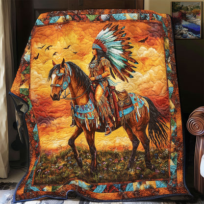 Majestic Native Woman WX3105043CL Quilt