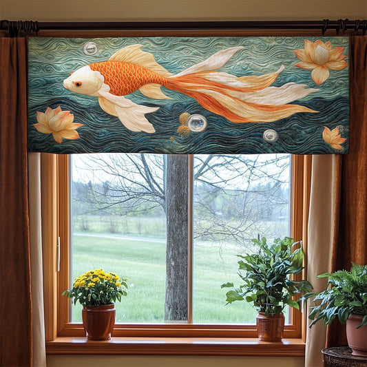 Goldfish WX0905026CL Quilted Valance