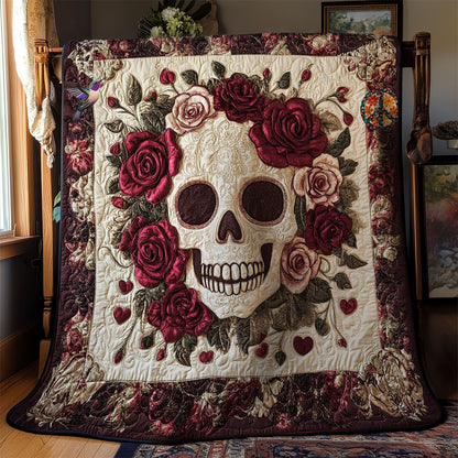 Romantic Skull Wreath WN0412012CL Quilt