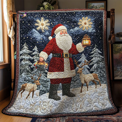 Santa And Friends WN1411003CL Quilt