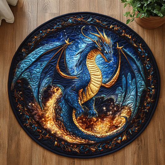 Majestic Dragon CW1705207CL Quilted Round Mat