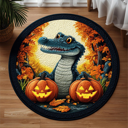 All Hallows Gator WY1908013CL Quilted Round Mat