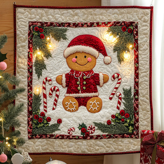 Festive Joy Gingerbread WN0411026CL Quilt
