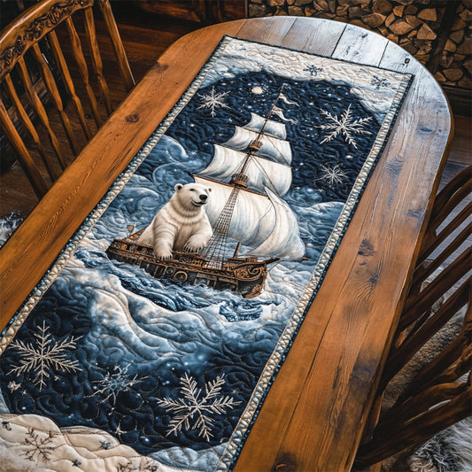 Polar Voyage WY0905044CL Quilted Table Runner