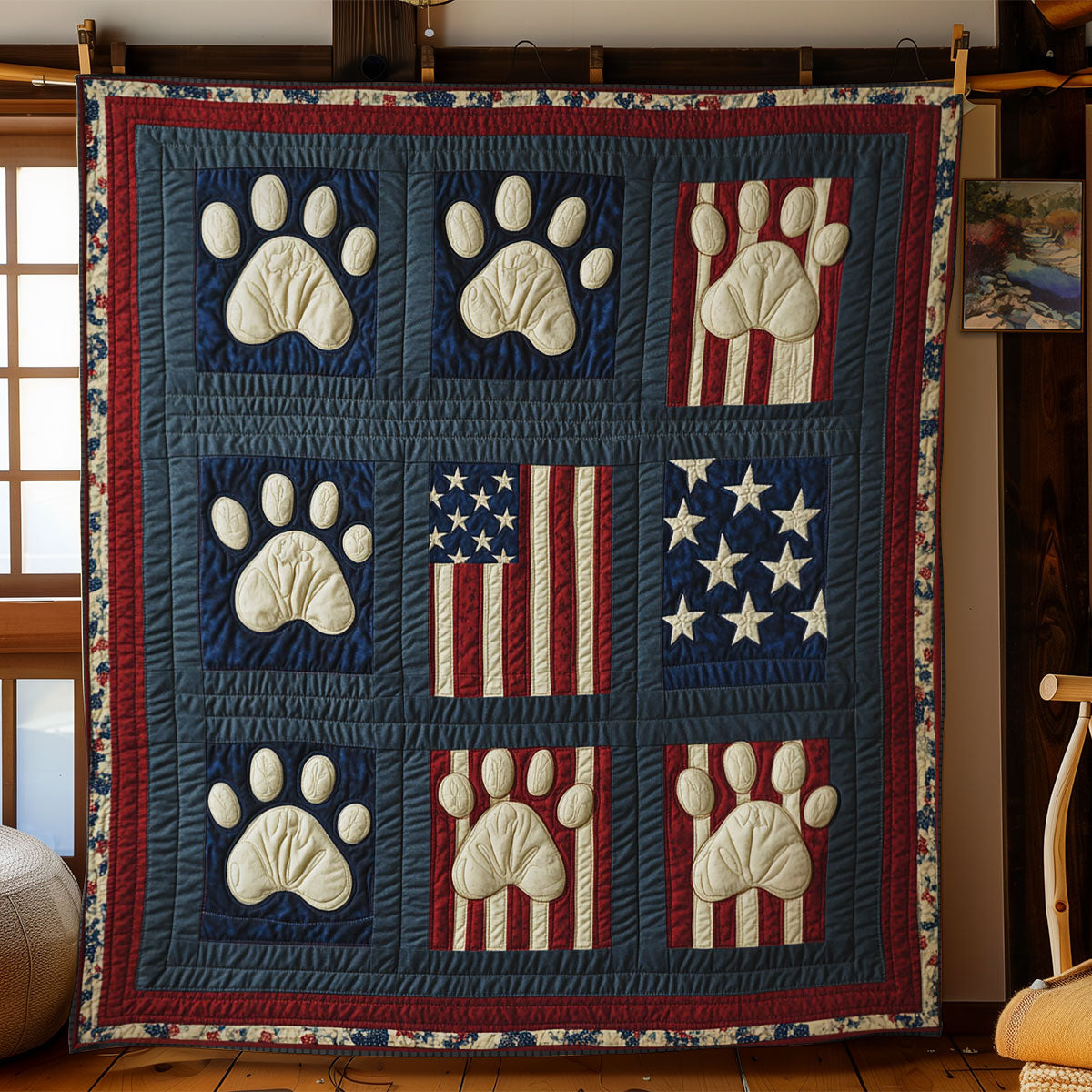 Paw Nation WN1707046CL Quilt