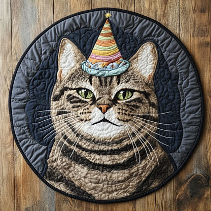 Pawsitively Festive CP0206058CL Quilted Round Mat