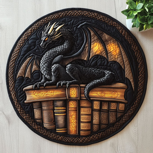 Dragon Book CW1806023CL Quilted Round Mat