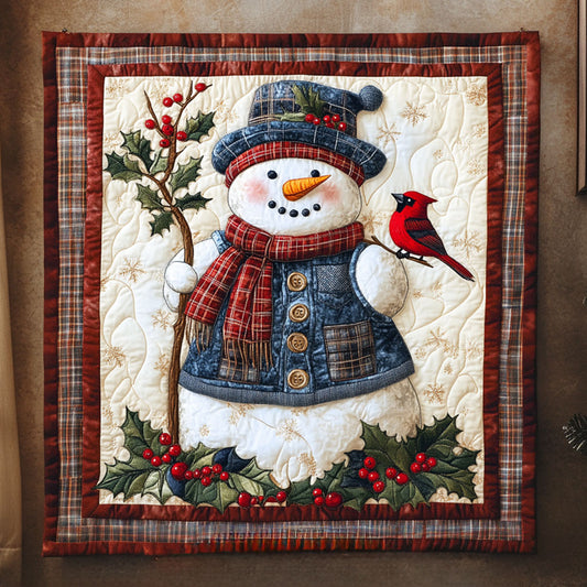 Forest Snowman WN2509022CL Quilt