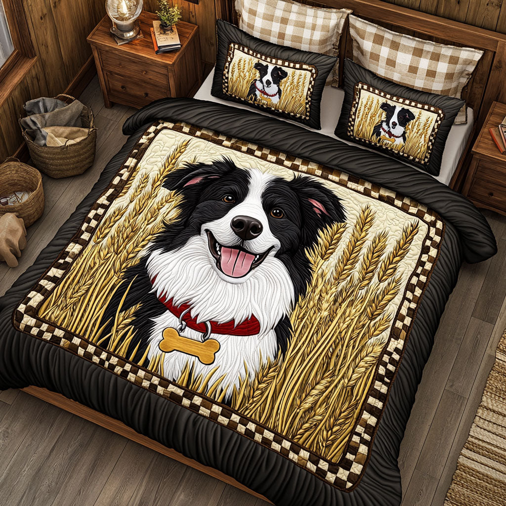 Charming Border Collie WJ2705016CL Duvet Cover Set