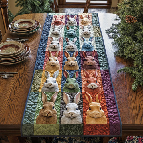 Bunny Box WJ2310302CL Quilted Table Runner