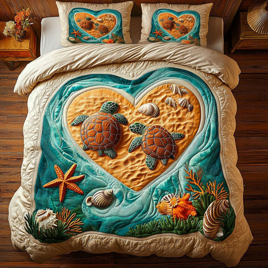 Coastal Romance WY1108076CL Duvet Cover Set