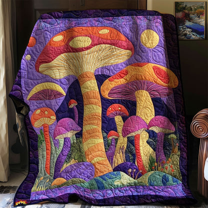 Whimsical Mushroom WJ1912039CL Quilt