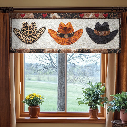 Homestead Cowboy Hat WN1505048CL Quilted Valance