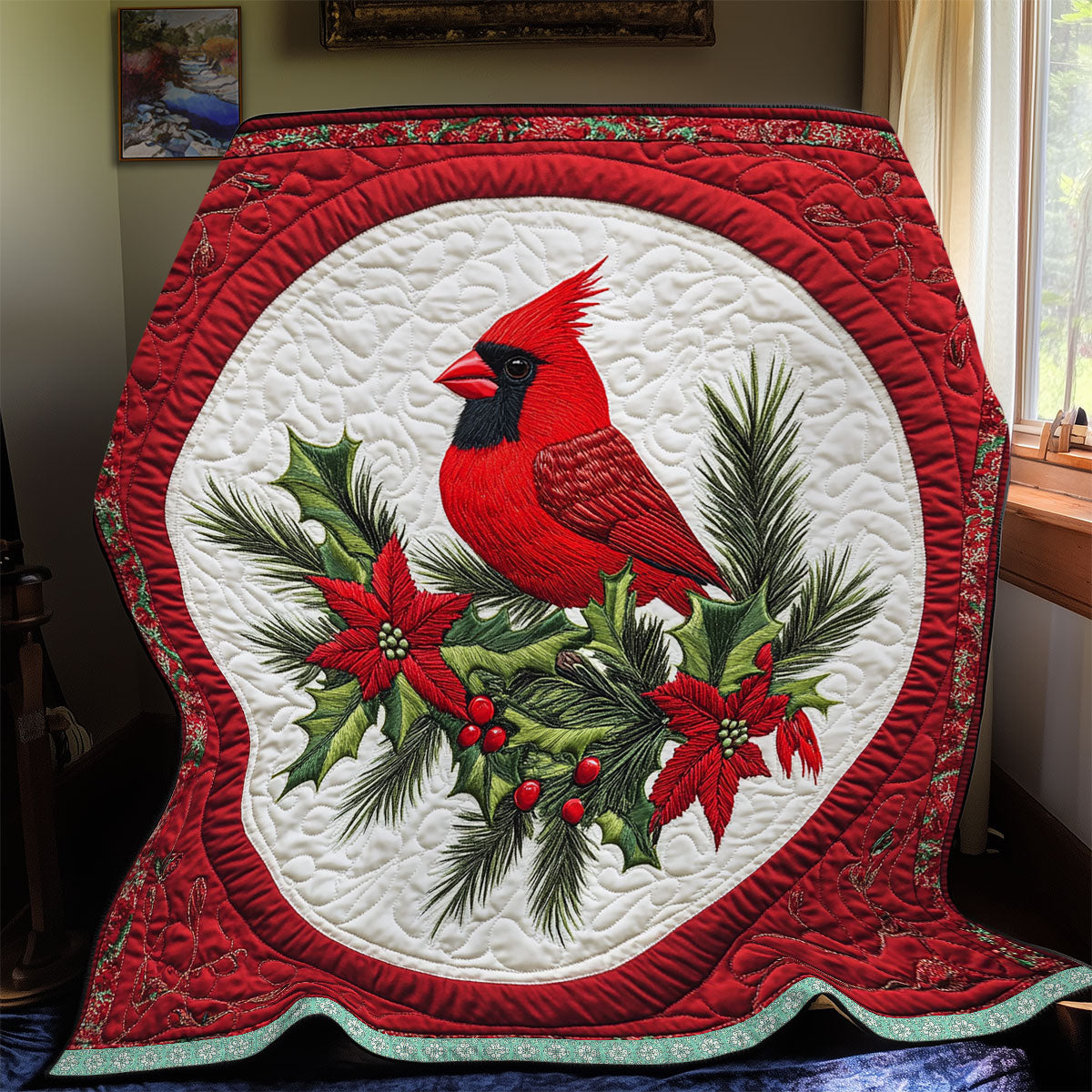 Vibrant Cardinal WX2412044CL Quilt