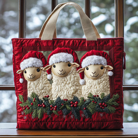 Wooly Winter CW1711067CL Quilted Tote Bag