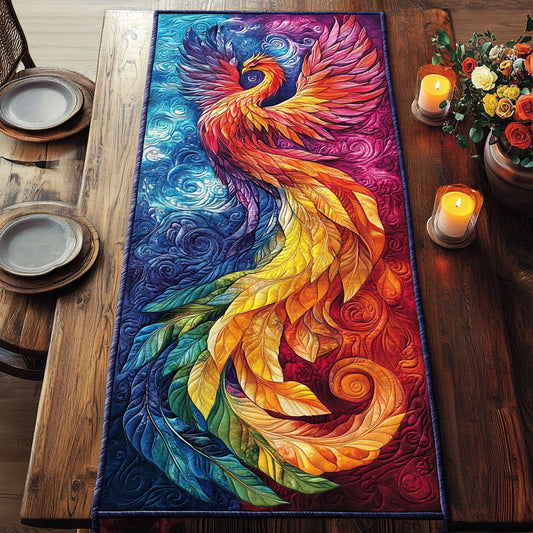 Color Phoenix CW1306015CL Quilted Table Runner
