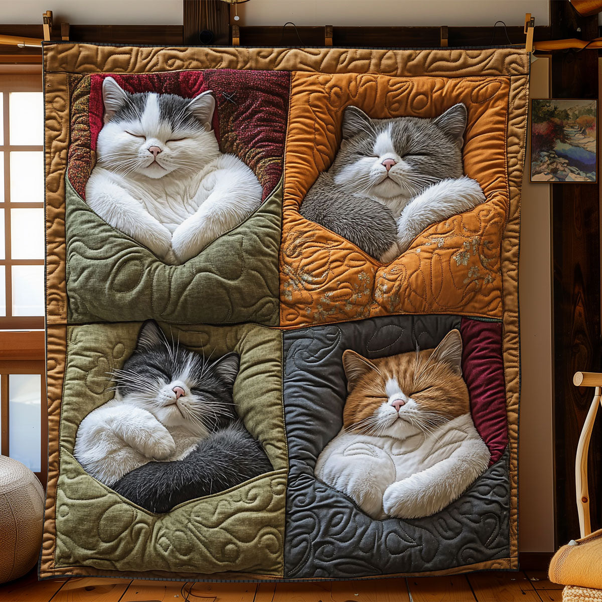 Cat Haven CP0512133CL Quilt