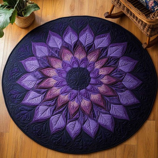 Majestic Flower WN1903100CL Quilted Round Mat